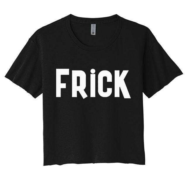 Frick Funny Best Friend Buddy Partner In Crime Matching Crop Top