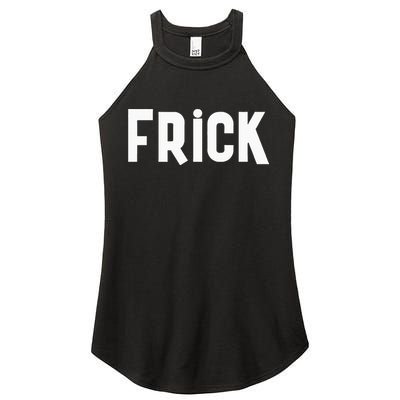 Frick Funny Best Friend Buddy Partner In Crime Matching Women's Perfect Tri Rocker Tank