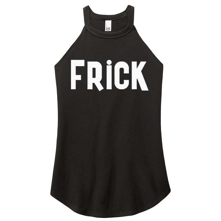 Frick Funny Best Friend Buddy Partner In Crime Matching Women's Perfect Tri Rocker Tank
