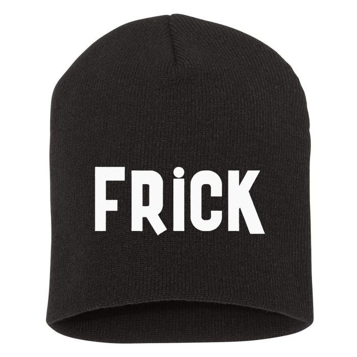 Frick Funny Best Friend Buddy Partner In Crime Matching Short Acrylic Beanie