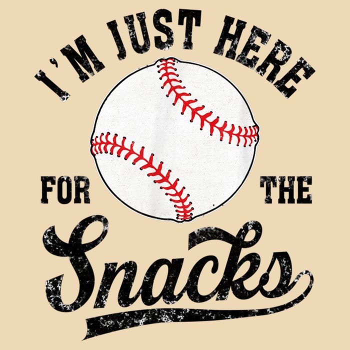 Funny Fantasy Baseball League I’m Just Here For The Snacks Drawstring Bag