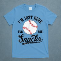Funny Fantasy Baseball League I’m Just Here For The Snacks T-Shirt