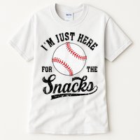 Funny Fantasy Baseball League I’m Just Here For The Snacks Tall T-Shirt