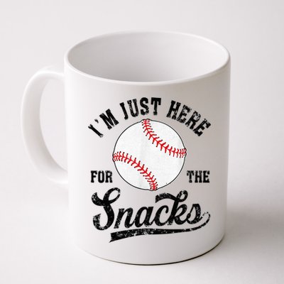 Funny Fantasy Baseball League I’m Just Here For The Snacks Mug