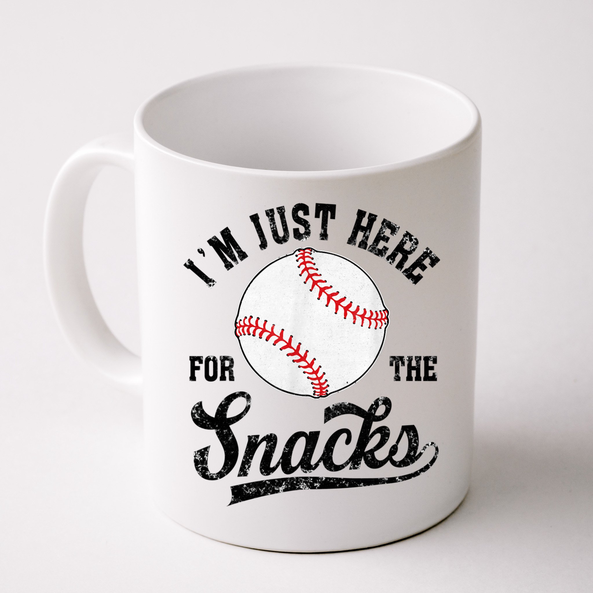 Funny Fantasy Baseball League I’m Just Here For The Snacks Mug