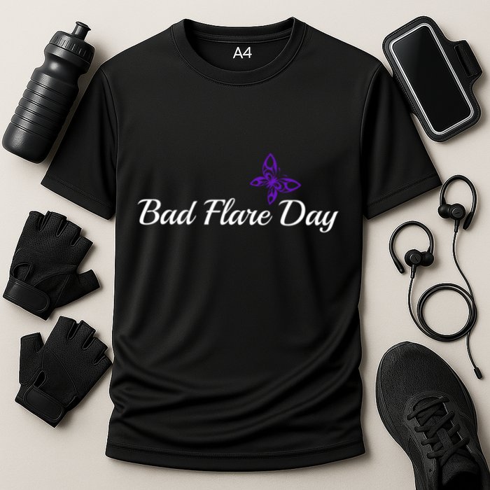 Fibromyalgia Funny Bad Flare Day Gift Performance Shirt