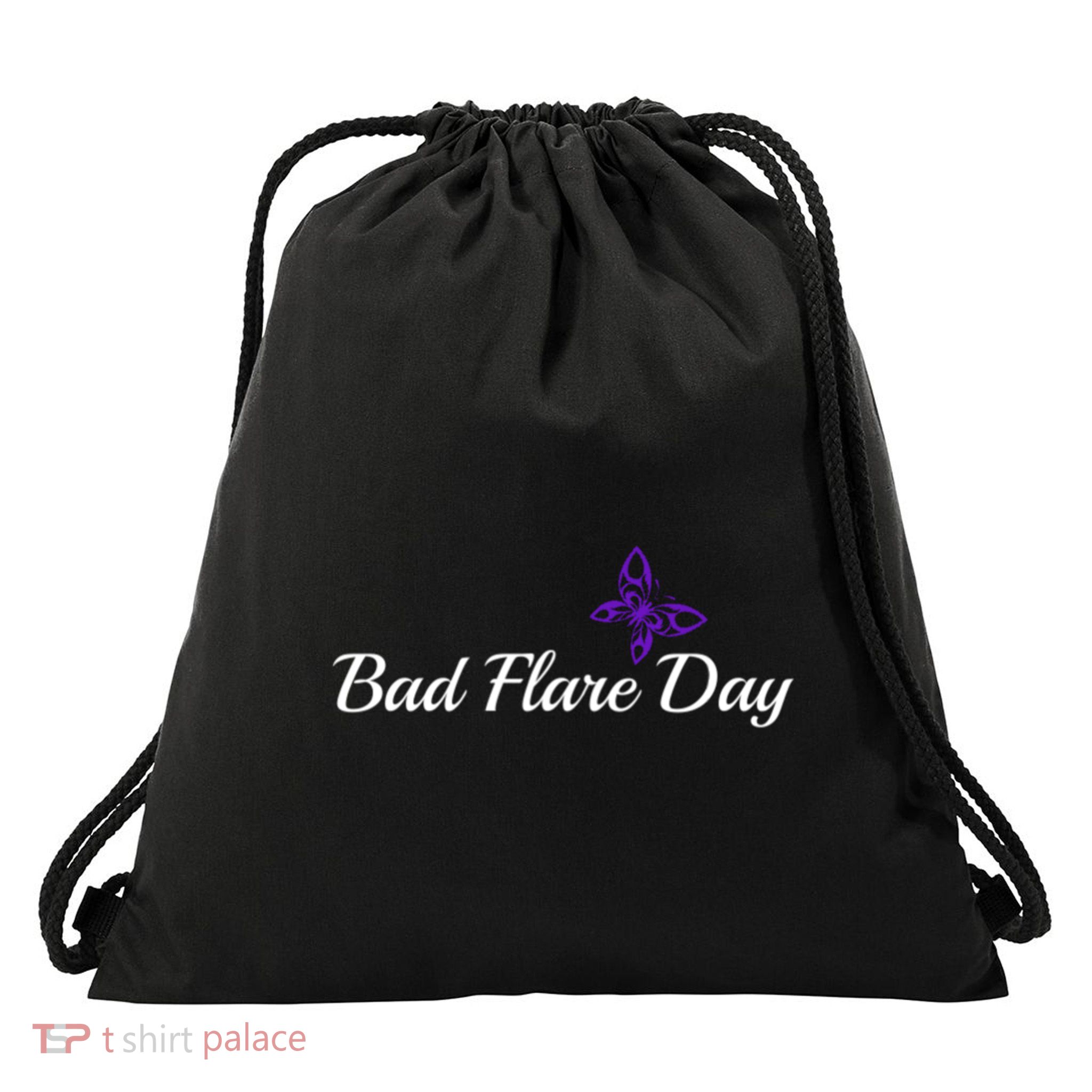 Fibromyalgia Funny Bad Flare Day Gift Drawstring Bag