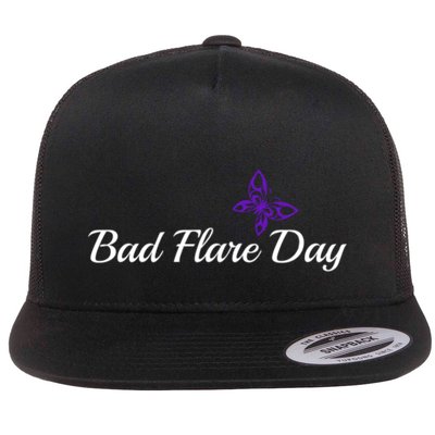 Fibromyalgia Funny Bad Flare Day Gift Flatbill Hat