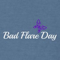 Fibromyalgia Funny Bad Flare Day Gift Garment-Dyed Sweatshirt