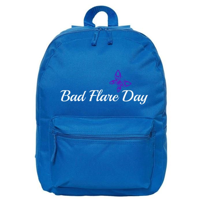 Fibromyalgia Funny Bad Flare Day Gift 16 in Basic Backpack