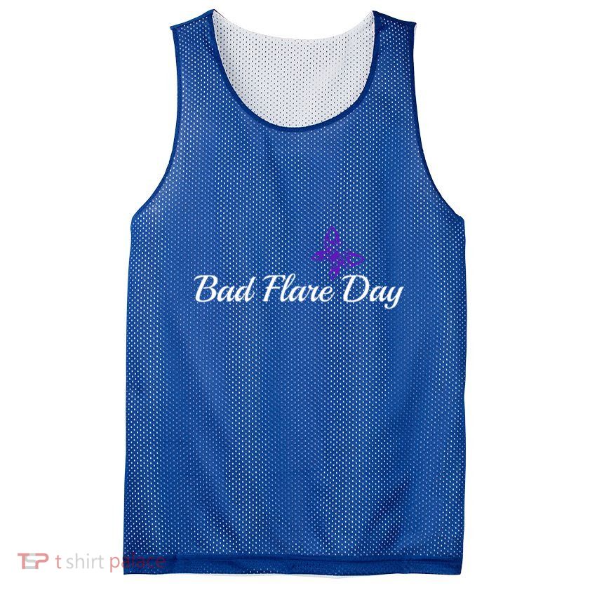 Fibromyalgia Funny Bad Flare Day Gift Mesh Reversible Basketball Jersey Tank