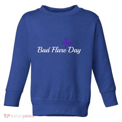 Fibromyalgia Funny Bad Flare Day Gift Toddler Sweatshirt