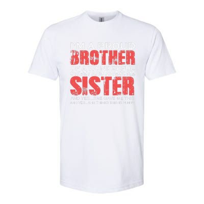 Funny for Brother of the Great Sister Birthday Clothing  Softstyle CVC T-Shirt