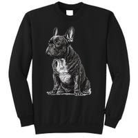 Funny French Bulldog Frenchie Black And White Sweatshirt