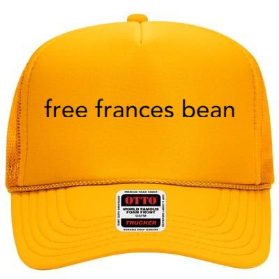 Free Frances Bean High Crown Mesh Back Trucker Hat