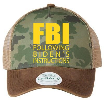 Fbi Following BidenS Instructions Legacy Tie Dye Trucker Hat