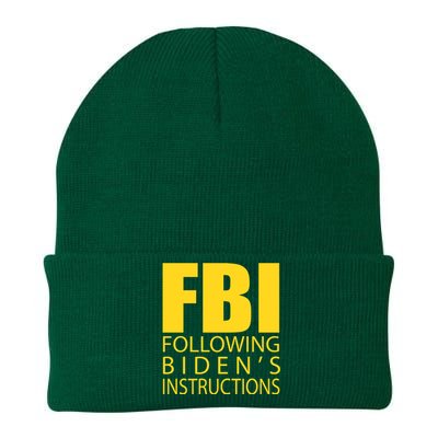 Fbi Following BidenS Instructions Knit Cap Winter Beanie