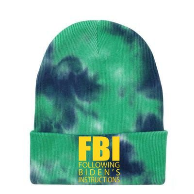 Fbi Following BidenS Instructions Tie Dye 12in Knit Beanie