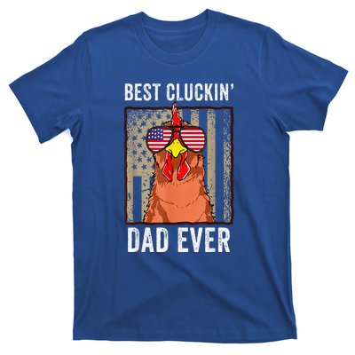 Funny Farm Best Cluckin' Dad Ever Chicken T-Shirt