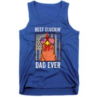 Funny Farm Best Cluckin' Dad Ever Chicken Tank Top