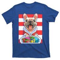 Funny French Bulldog Santa Claus Christmas Xmas Candy Cane Gift T-Shirt