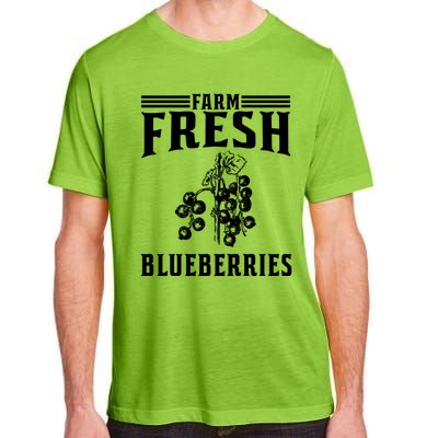 Farm Fresh Blueberries Gift Blueberry Farmer Gift Adult ChromaSoft Performance T-Shirt