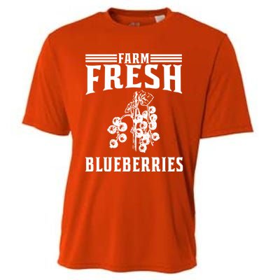 Farm Fresh Blueberries Gift Blueberry Farmer Gift Cooling Performance Crew T-Shirt