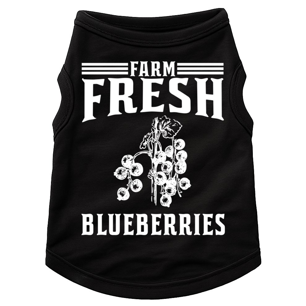 Farm Fresh Blueberries Gift Blueberry Farmer Gift Doggie Tank