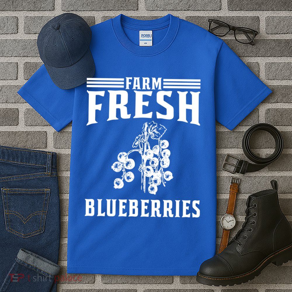 Farm Fresh Blueberries Gift Blueberry Farmer Gift Tall T-Shirt