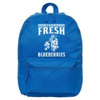 Farm Fresh Blueberries Gift Blueberry Farmer Gift 16 in Basic Backpack