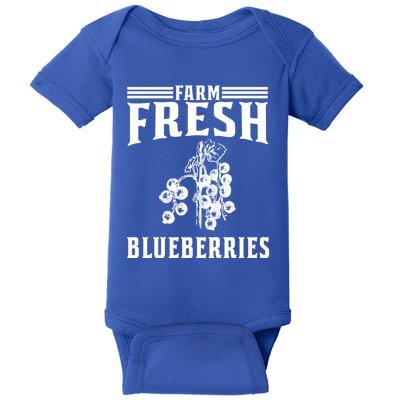 Farm Fresh Blueberries Gift Blueberry Farmer Gift Baby Bodysuit