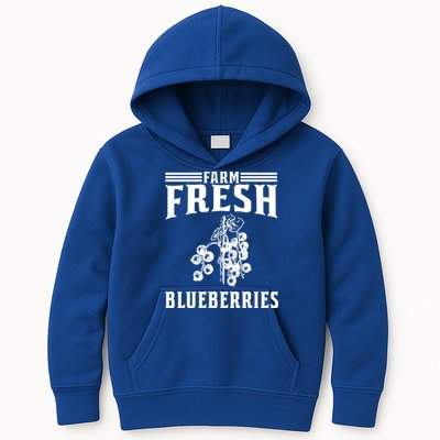 Farm Fresh Blueberries Gift Blueberry Farmer Gift Kids Hoodie