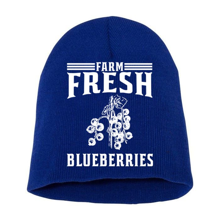 Farm Fresh Blueberries Gift Blueberry Farmer Gift Short Acrylic Beanie