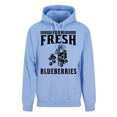 Farm Fresh Blueberries Gift Blueberry Farmer Gift Unisex Surf Hoodie