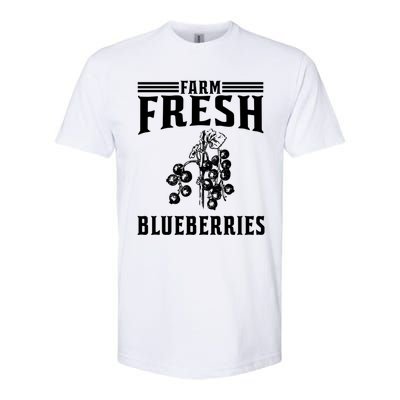 Farm Fresh Blueberries Gift Blueberry Farmer Gift Softstyle CVC T-Shirt