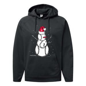 F.R.E.D.D.I.E Freeman Baseball Snowman Performance Fleece Hoodie