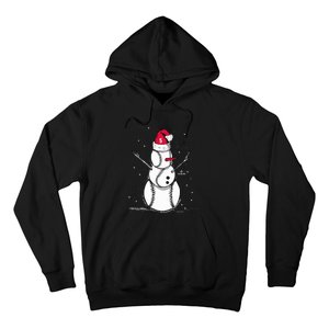 F.R.E.D.D.I.E Freeman Baseball Snowman Hoodie