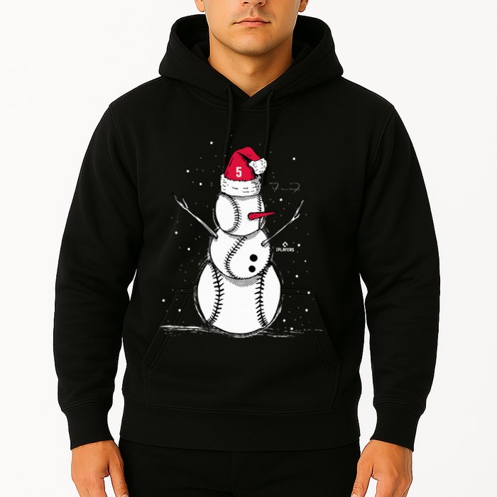 F.R.E.D.D.I.E Freeman Baseball Snowman Hoodie