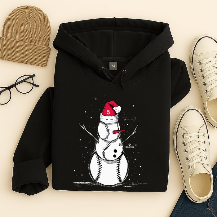 F.R.E.D.D.I.E Freeman Baseball Snowman Hoodie