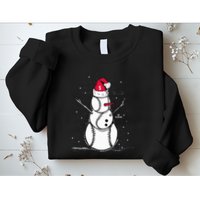 F.R.E.D.D.I.E Freeman Baseball Snowman Sweatshirt