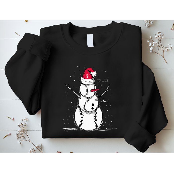 F.R.E.D.D.I.E Freeman Baseball Snowman Sweatshirt