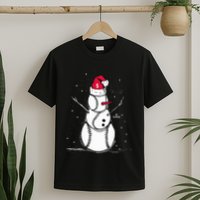 F.R.E.D.D.I.E Freeman Baseball Snowman T-Shirt