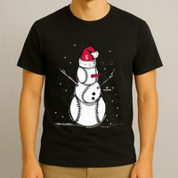 F.R.E.D.D.I.E Freeman Baseball Snowman T-Shirt
