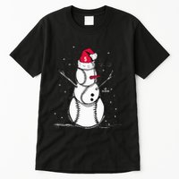 F.R.E.D.D.I.E Freeman Baseball Snowman Tall T-Shirt