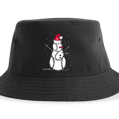 F.R.E.D.D.I.E Freeman Baseball Snowman Sustainable Bucket Hat