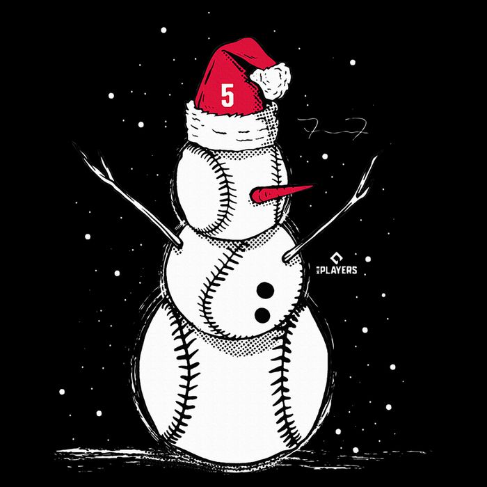 F.R.E.D.D.I.E Freeman Baseball Snowman 7-Panel Snapback Hat