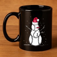 F.R.E.D.D.I.E Freeman Baseball Snowman 11oz C Handle Ceramic Mug