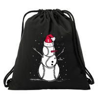 F.R.E.D.D.I.E Freeman Baseball Snowman Drawstring Bag