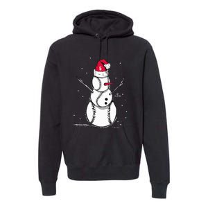 F.R.E.D.D.I.E Freeman Baseball Snowman Premium Hoodie