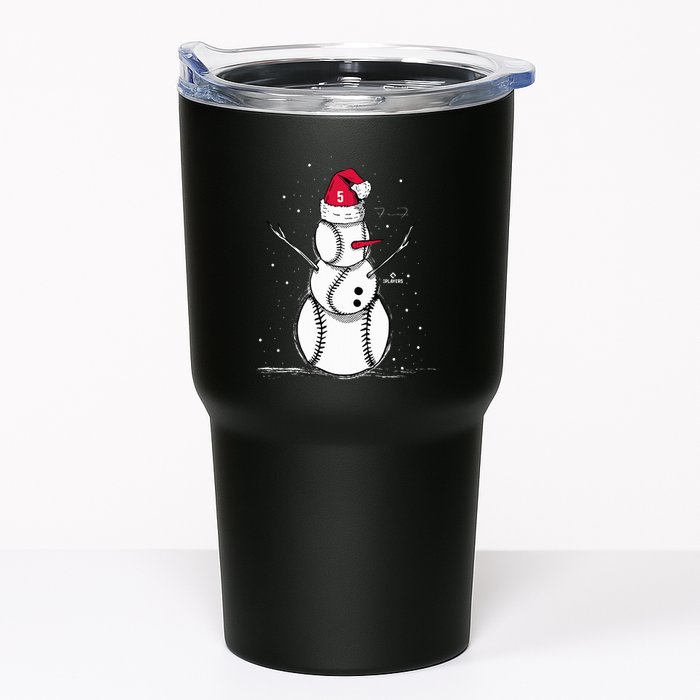 F.R.E.D.D.I.E Freeman Baseball Snowman Tumbler